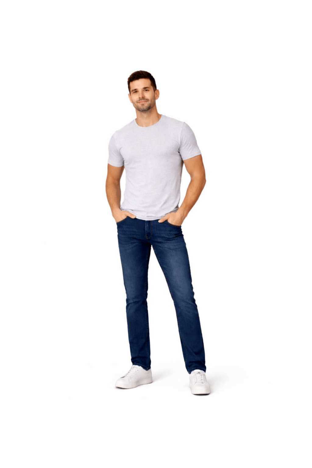 ONEFIT STRAIGHT FIT JEANS DARK BLUE.N